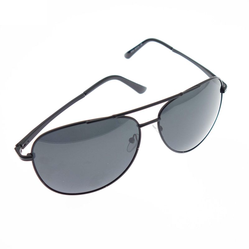 Fashion, accesorii si bijuterii - Barbati - Accesorii barbati - Ochelari de soare barbati - Ochelari de soare, barbati, Negrii, rama metalica, lentila gri polarizata - OCS263 - Infinity.ro