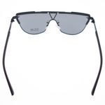 Fashion, accesorii si bijuterii - Femei - Accesorii femei - Ochelari de soare femei - Ochelari de soare, Unisex, Fashion, Negru cu rama metalica, lentila gri - OCS324 - Infinity.ro