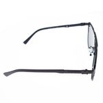 Fashion, accesorii si bijuterii - Femei - Accesorii femei - Ochelari de soare femei - Ochelari de soare, Unisex, Fashion, Negru cu rama metalica, lentila gri - OCS324 - Infinity.ro