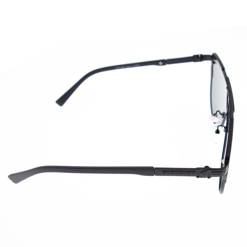 Fashion, accesorii si bijuterii - Femei - Accesorii femei - Ochelari de soare femei - Ochelari de soare, Unisex, Fashion, Negru cu rama metalica, lentila gri - OCS324 - Infinity.ro