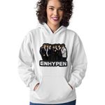 Fashion, accesorii si bijuterii - Femei - Imbracaminte femei - Hanorace femei - Hanorac Femei Enhypen All Gang Kpop Merch, alb, marime 2XL - Infinity.ro