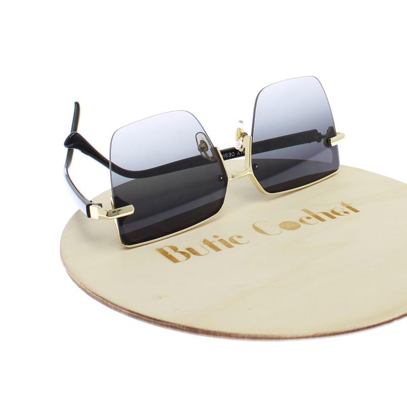 Fashion, accesorii si bijuterii - Femei - Accesorii femei - Ochelari de soare femei - Ochelari de soare, Dama , cu rama metalica, lentila gri degrade - OCS388 - Infinity.ro