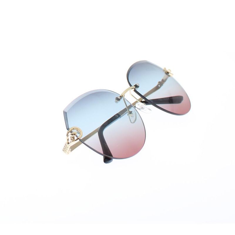 Fashion, accesorii si bijuterii - Femei - Accesorii femei - Ochelari de soare femei - Ochelari de soare, Buticcochet, Dama, fara rama, lentila albastra degrade - OCS377 - Infinity.ro