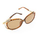 Fashion, accesorii si bijuterii - Femei - Accesorii femei - Ochelari de soare femei - Ochelari de soare, dama, Animal print, lentila maro polarizata - OCS243 - Infinity.ro