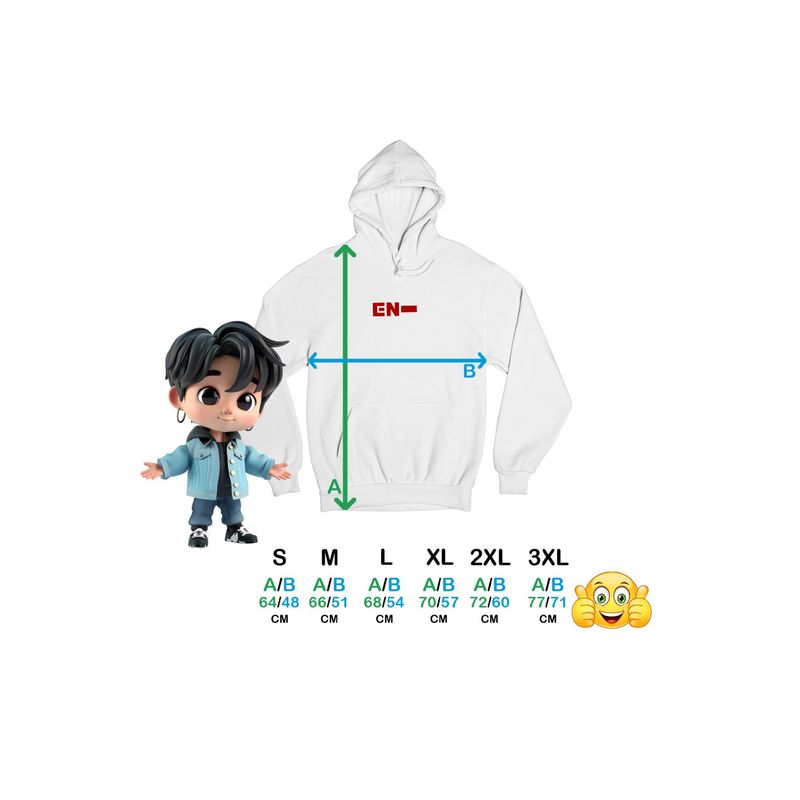 Fashion, accesorii si bijuterii - Femei - Imbracaminte femei - Hanorace femei - Hanorac Femei Enhypen Merch Kpop, alb, marime 2XL - Infinity.ro