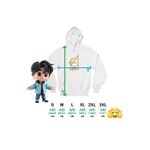 Fashion, accesorii si bijuterii - Femei - Imbracaminte femei - Hanorace femei - Hanorac Femei Epex Merch Kpop, alb, marime 2XL - Infinity.ro