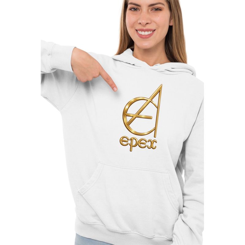 Fashion, accesorii si bijuterii - Femei - Imbracaminte femei - Hanorace femei - Hanorac Femei Epex Merch Kpop, alb, marime 2XL - Infinity.ro