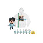 Fashion, accesorii si bijuterii - Femei - Imbracaminte femei - Hanorace femei - Hanorac Femei Epex Kpop Party Merch, alb, marime 2XL - Infinity.ro