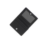 Fashion, accesorii si bijuterii - Femei - Accesorii femei - Portofele femei - Port card, din piele naturala, Buticcochet, 10x7x1 cm, Negru - PR1032 - Infinity.ro