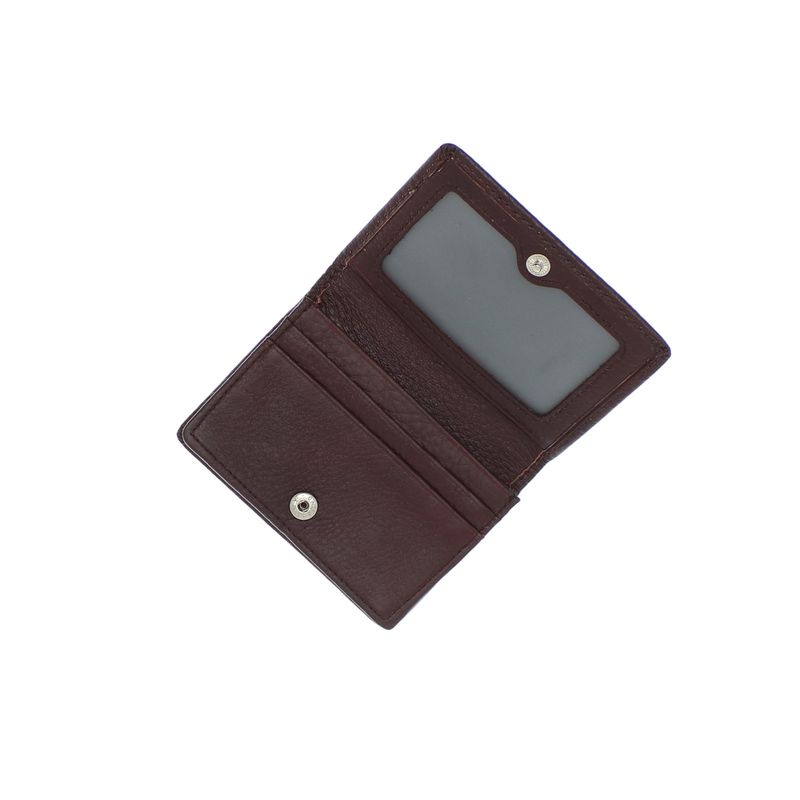 Fashion, accesorii si bijuterii - Femei - Accesorii femei - Portofele femei - Port card, din piele naturala, Buticcochet, 10x7x1 cm, Visiniu - PR1033 - Infinity.ro