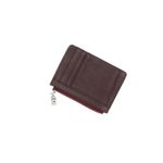 Fashion, accesorii si bijuterii - Femei - Accesorii femei - Portofele femei - Port card, din piele naturala, Buticcochet, 11x8x1 cm, Visiniu - PR1030 - Infinity.ro