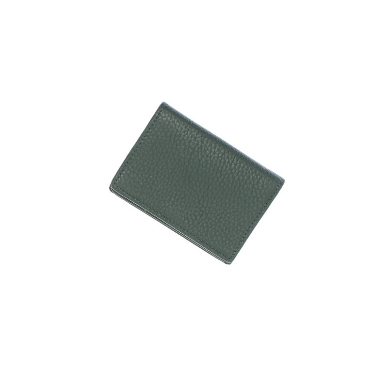 Fashion, accesorii si bijuterii - Femei - Accesorii femei - Portofele femei - Port card, din piele naturala, Buticcochet, 10x7x1 cm, Verde - PR1034 - Infinity.ro