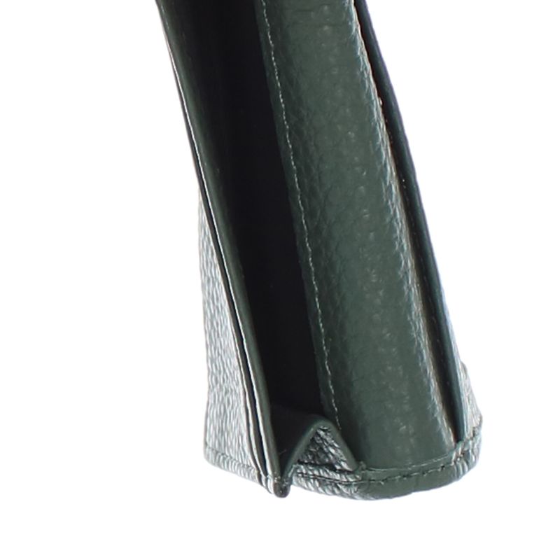 Fashion, accesorii si bijuterii - Femei - Accesorii femei - Portofele femei - Port card, din piele naturala, Buticcochet, 10x7x1 cm, Verde - PR1034 - Infinity.ro