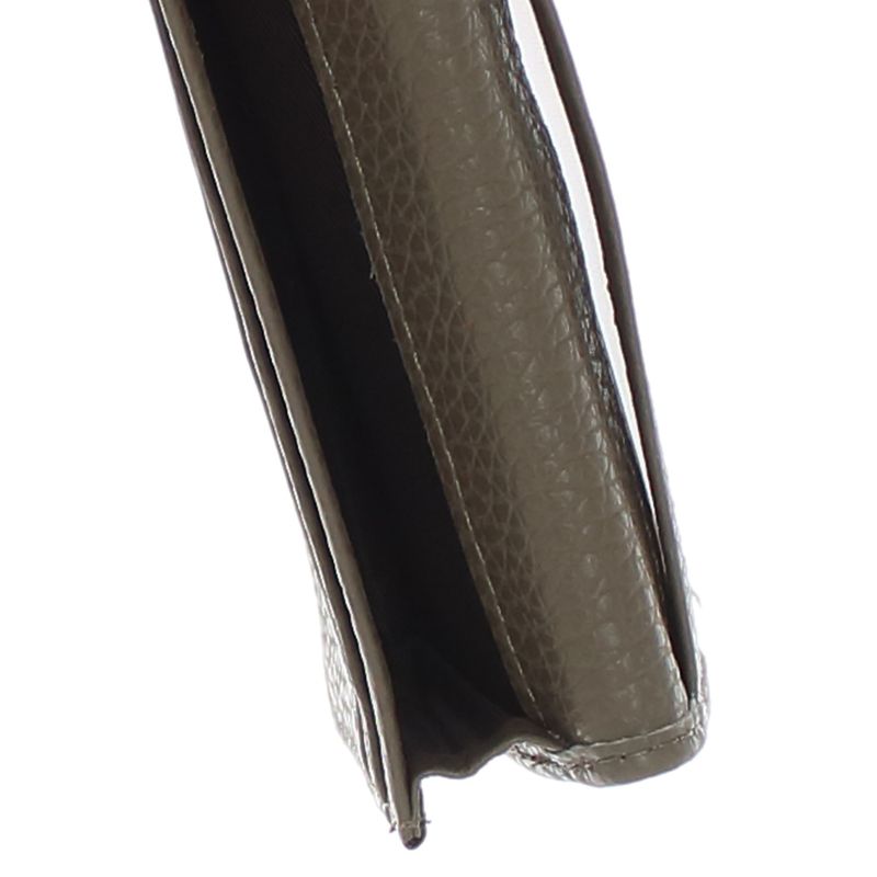 Fashion, accesorii si bijuterii - Femei - Accesorii femei - Portofele femei - Port card, din piele naturala, Buticcochet, 10x7x1 cm, Kaki - PR1038 - Infinity.ro