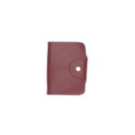 Fashion, accesorii si bijuterii - Femei - Accesorii femei - Portofele femei - Port card, din piele naturala, ButicCochet, 10 x 7 cm, Visiniu - PR745 - Infinity.ro