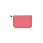 Fashion, accesorii si bijuterii - Femei - Accesorii femei - Portofele femei - Port card, unisex, din piele naturala, ButicCochet, 11 x 7.5 cm, Fucsia - PR752 - Infinity.ro