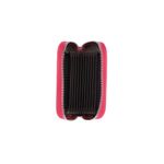 Fashion, accesorii si bijuterii - Femei - Accesorii femei - Portofele femei - Port card, unisex, din piele naturala, ButicCochet, 11 x 7.5 cm, Fucsia - PR752 - Infinity.ro