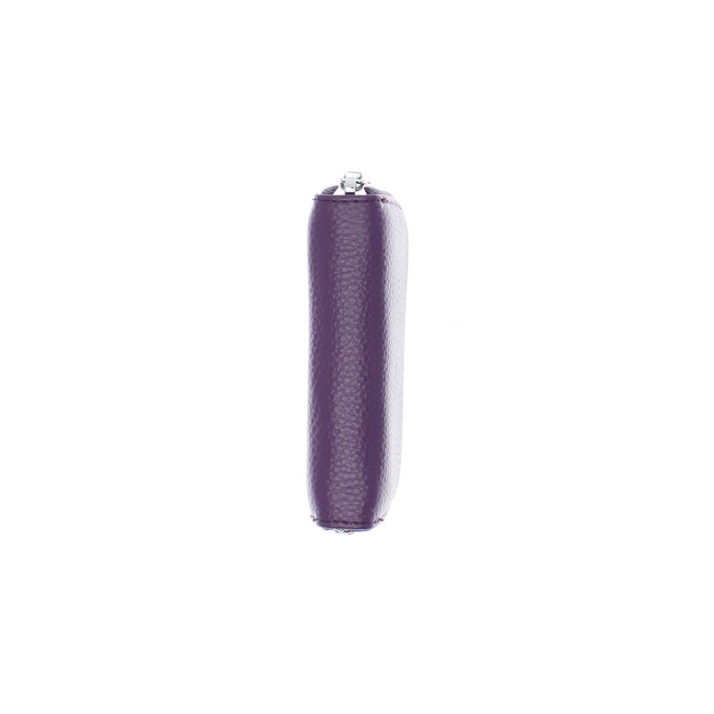Fashion, accesorii si bijuterii - Femei - Accesorii femei - Portofele femei - Port card, unisex, din piele naturala, ButicCochet, 11 x 7.5 cm, Mov - PR755 - Infinity.ro