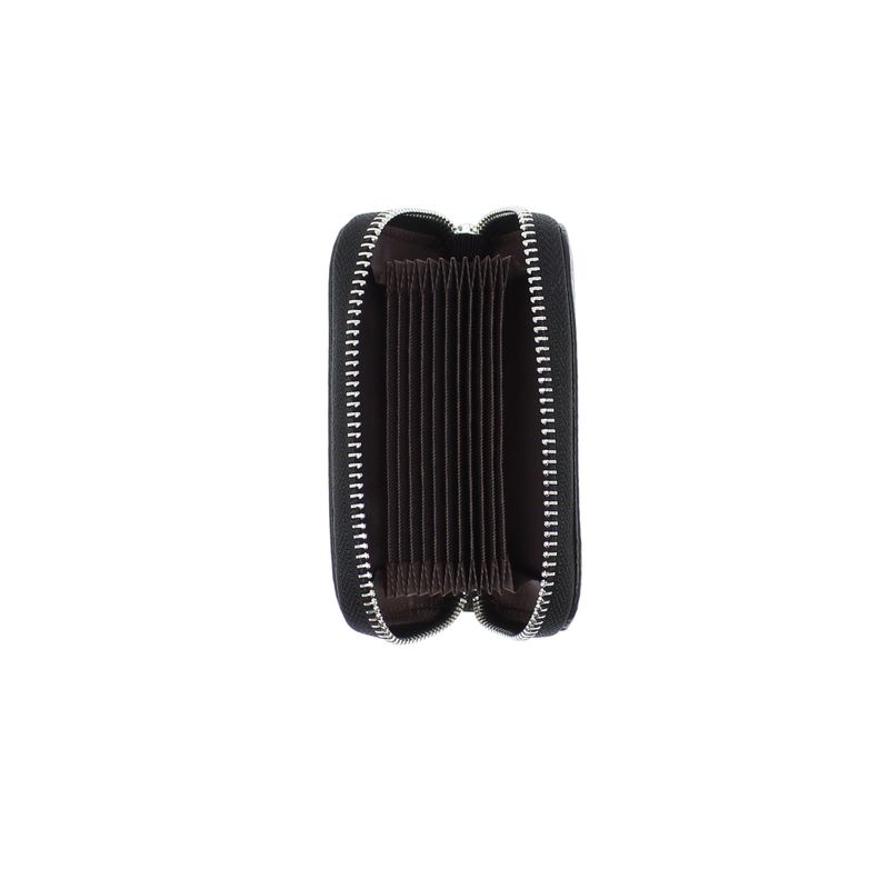 Fashion, accesorii si bijuterii - Femei - Accesorii femei - Portofele femei - Port card, unisex, din piele naturala, ButicCochet, 11 x 7.5 cm, Negru - PR751 - Infinity.ro
