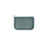 Fashion, accesorii si bijuterii - Femei - Accesorii femei - Portofele femei - Port card, unisex, din piele naturala, ButicCochet, 11 x 7.5 cm, Turcoaz inchis - PR761 - Infinity.ro