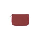 Fashion, accesorii si bijuterii - Femei - Accesorii femei - Portofele femei - Port card, unisex, din piele naturala, ButicCochet, 11 x 7.5 cm, Visiniu - PR762 - Infinity.ro
