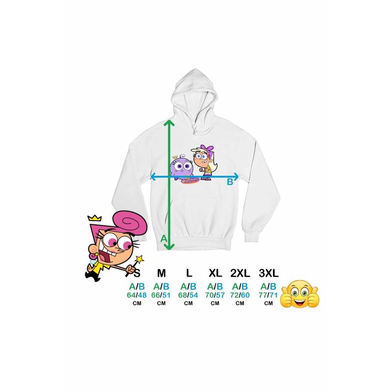 Fashion, accesorii si bijuterii - Femei - Imbracaminte femei - Hanorace femei - Hanorac Femei Fairly Odd Parents Chloe Poof Nasii mei Vrajitori, alb, marime 2XL - Infinity.ro