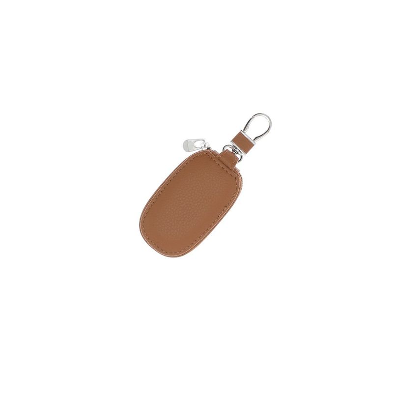 Fashion, accesorii si bijuterii - Femei - Accesorii femei - Portofele femei - Port chei, din piele naturala, Buticcochet, 9x5x2 cm, Maro deschis - PR1082 - Infinity.ro