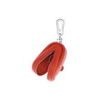 Fashion, accesorii si bijuterii - Femei - Accesorii femei - Portofele femei - Port chei, din piele naturala, ButicCochet, 11x5 cm, Corai - PR996 - Infinity.ro