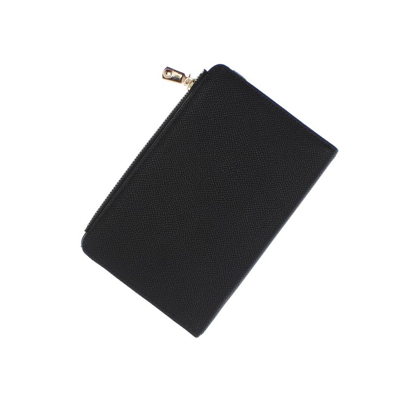 Fashion, accesorii si bijuterii - Femei - Accesorii femei - Portofele femei - Port pasaport, din piele ecologica, Buticcochet, 17x11x1 cm, Negru - PR1039 - Infinity.ro