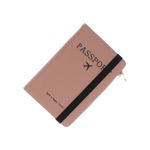 Fashion, accesorii si bijuterii - Femei - Accesorii femei - Portofele femei - Port pasaport, din piele ecologica, Buticcochet, 17x11x1 cm, Roz - PR1042 - Infinity.ro