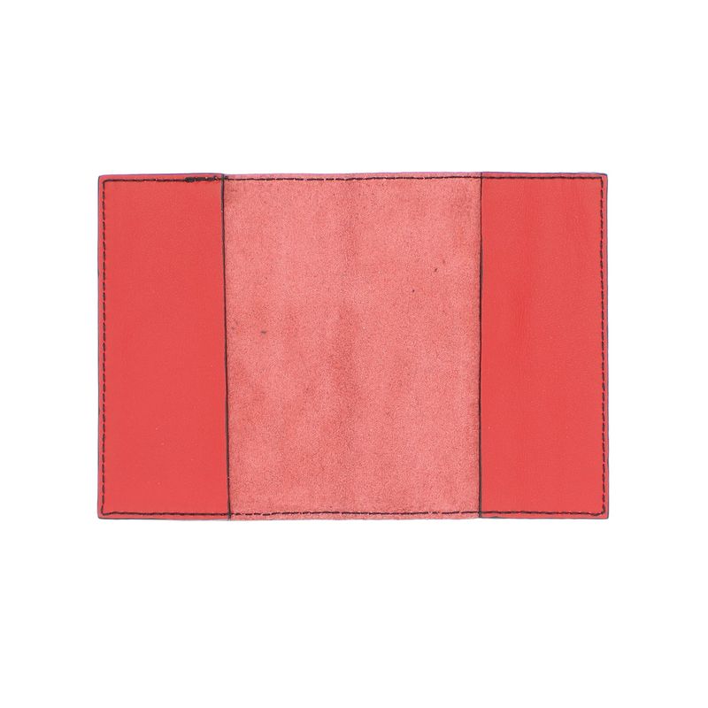 Fashion, accesorii si bijuterii - Femei - Accesorii femei - Portofele femei - Husa pasaport, piele naturala, ButicCochet, 10x13x0.5 cm, Rosu - PR875 - Infinity.ro