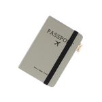 Fashion, accesorii si bijuterii - Femei - Accesorii femei - Portofele femei - Port pasaport, din piele ecologica, Buticcochet, 17x11x1 cm, Gri - PR1045 - Infinity.ro