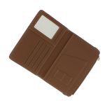 Fashion, accesorii si bijuterii - Femei - Accesorii femei - Portofele femei - Port pasaport, din piele ecologica, Buticcochet, 17x11x1 cm, Maro - PR1044 - Infinity.ro