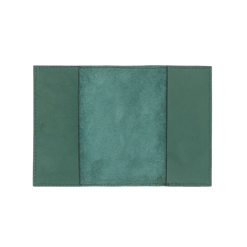 Fashion, accesorii si bijuterii - Femei - Accesorii femei - Portofele femei - Husa pasaport, piele naturala, ButicCochet, 10x13x0.5 cm, Verde - PR877 - Infinity.ro