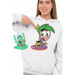 Fashion, accesorii si bijuterii - Femei - Imbracaminte femei - Hanorace femei - Hanorac Femei Fairly Odd Parents Cosmo Julius Nasii mei Vrajitori, alb, marime 2XL - Infinity.ro