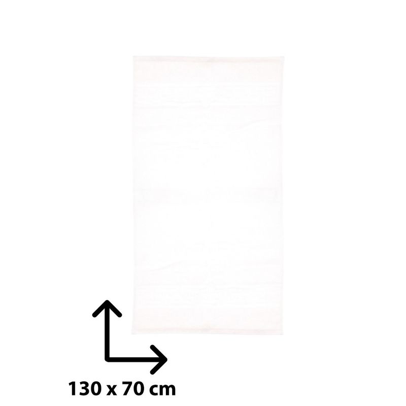 Casa si Gradina - Textile si covoare - Textile baie - Prosoape - Prosop din bumbac, dimensiune 70x130 cm, 620 gsm, Plush, Alb - PRS202 - Infinity.ro