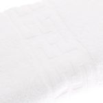 Casa si Gradina - Textile si covoare - Textile baie - Prosoape - Prosop din bumbac, dimensiune 50x90 cm, 620 gsm, Plush, Alb - PRS201 - Infinity.ro