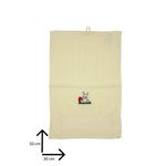 Casa si Gradina - Textile si covoare - Textile baie - Prosoape - Prosop brodat, Crem, 30x50 cm, 100% bumbac, Buticcochet, cu motive de Paste, Iepuras - PROS221 - Infinity.ro