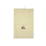 Casa si Gradina - Textile si covoare - Textile baie - Prosoape - Prosop brodat, Crem, 30x50 cm, 100% bumbac, Buticcochet, cu motive de Paste, Iepuras - PROS221 - Infinity.ro