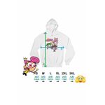 Fashion, accesorii si bijuterii - Femei - Imbracaminte femei - Hanorace femei - Hanorac Femei Fairly Odd Parents Team Timmy Wanda Cosmo Nasii mei Vrajitori, alb, marime 2XL - Infinity.ro