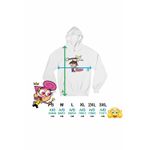 Fashion, accesorii si bijuterii - Femei - Imbracaminte femei - Hanorace femei - Hanorac Femei Fairly Odd Parents Timmy Turner Chitara Nasii mei Vrajitori, alb, marime 2XL - Infinity.ro