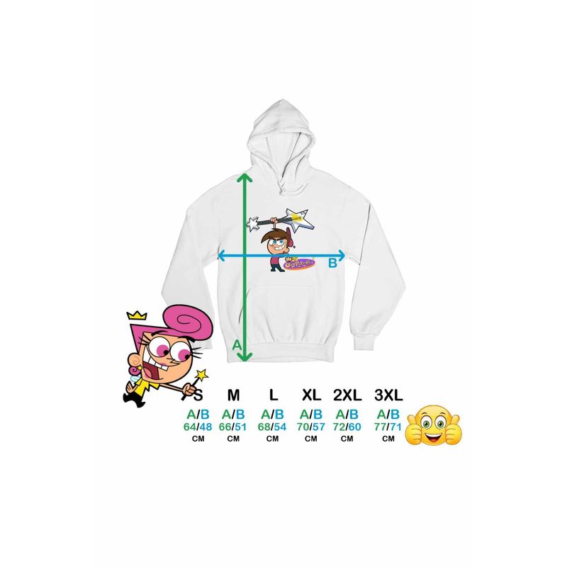 Fashion, accesorii si bijuterii - Femei - Imbracaminte femei - Hanorace femei - Hanorac Femei Fairly Odd Parents Timmy Turner Chitara Nasii mei Vrajitori, alb, marime 2XL - Infinity.ro