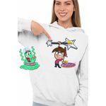 Fashion, accesorii si bijuterii - Femei - Imbracaminte femei - Hanorace femei - Hanorac Femei Fairly Odd Parents Timmy Turner Chitara Nasii mei Vrajitori, alb, marime 2XL - Infinity.ro