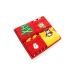 Fashion, accesorii si bijuterii - Femei - Lenjerie si pijamale femei - Sosete si ciorapi femei - Set cadou, unisex, 4 sosete fara cusatura, 95%bumbac 5% elastan, marime 36-41, motive de Craciun - SCR306 - Infinity.ro