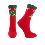Fashion, accesorii si bijuterii - Femei - Lenjerie si pijamale femei - Sosete si ciorapi femei - Set cadou, unisex, 4 sosete fara cusatura, 95%bumbac 5% elastan, marime 36-41, motive de Craciun - SCR306 - Infinity.ro