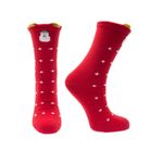 Fashion, accesorii si bijuterii - Femei - Lenjerie si pijamale femei - Sosete si ciorapi femei - Set cadou, unisex, 4 sosete fara cusatura, 95%bumbac 5% elastan, marime 36-41, motive de Craciun - SCR334 - Infinity.ro