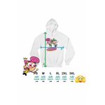Fashion, accesorii si bijuterii - Femei - Imbracaminte femei - Hanorace femei - Hanorac Femei Fairly Odd Parents Wanda Cosmo Nasii mei Vrajitori, alb, marime 2XL - Infinity.ro
