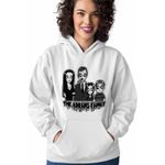 Fashion, accesorii si bijuterii - Femei - Imbracaminte femei - Hanorace femei - Hanorac Femei Familia Addams Mormantul Vesel Horror Halloween Morticia, alb, marime 2XL - Infinity.ro