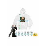 Fashion, accesorii si bijuterii - Femei - Imbracaminte femei - Hanorace femei - Hanorac Femei Familia Addams Pugsley Cimitir Dinamita Halloween Horror Cosplay, alb, marime 2XL - Infinity.ro