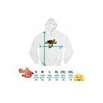 Fashion, accesorii si bijuterii - Femei - Imbracaminte femei - Hanorace femei - Hanorac Femei Finding Nemo Broasca Testoasa Squirt Crush Ocean Viata Marina, alb, marime 2XL - Infinity.ro